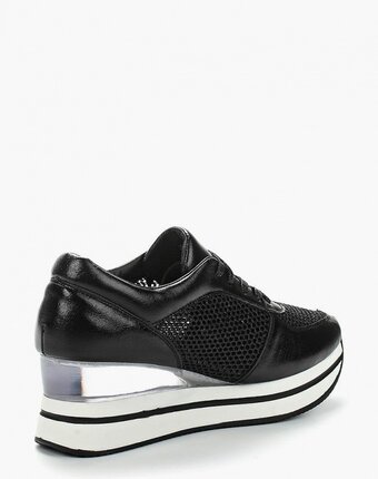Миниатюра фотографии Кеды на танкетке ideal shoes