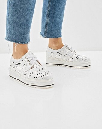 Миниатюра фотографии Кеды на танкетке la bottine souriante