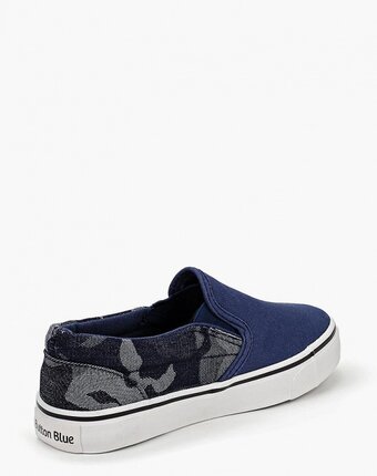 Миниатюра фотографии Слипоны button blue