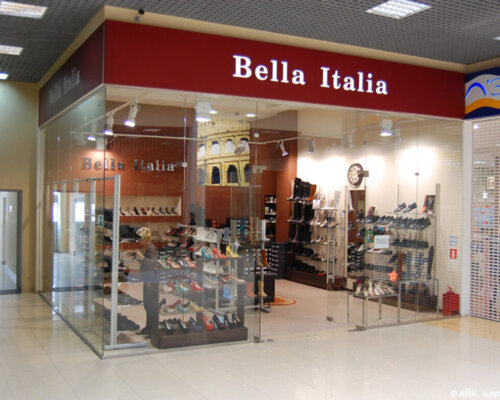 Фотография обувного магазина bella italia