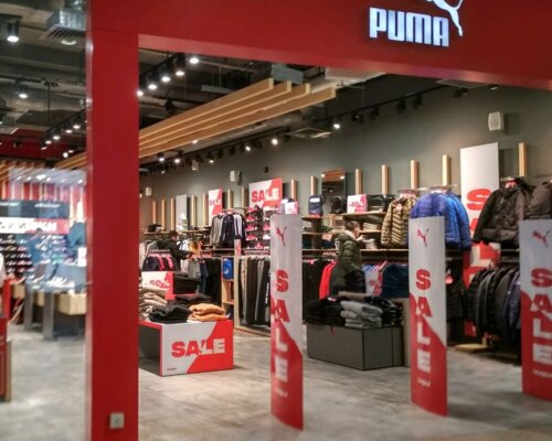 Фотография обувного магазина PUMA