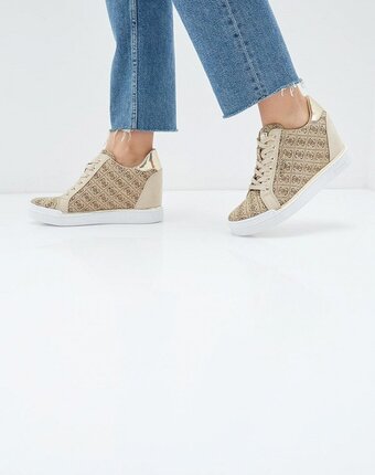 Миниатюра фотографии Кеды на танкетке guess