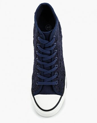 Миниатюра фотографии Кеды на танкетке ideal shoes