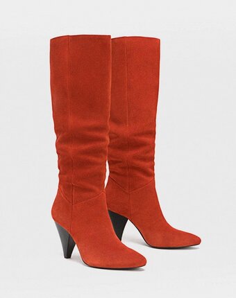 Миниатюра фотографии Сапоги stradivarius